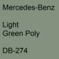 Preview: Mercedes-Benz, Light Green Poly, DB-274.